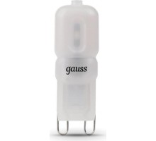 Лампа светодиодная GAUSS G9 g9 ac220-240v 3w 240lm 2700k пластик led [107409103]