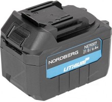 Аккумулятор NORDBERG 21 V 6.0 Ач Li-Ion NE9007 NE9007