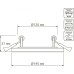 Потолочный светодиодный светильник GAUSS Backlight круг 6+3w 540lm 3000k 3 реж led [BL116]