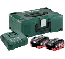 Набор аккумуляторов и зарядное устройство18V METABO 18V Basic-Set 8,0 LiHD 2х8.0 Ач ASC Ultra + Metaloc [685131000]