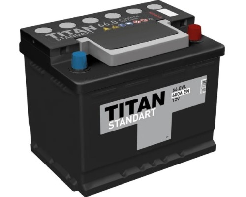 Аккумулятор Titan STANDART 66.0 VL 600А 4607008882216