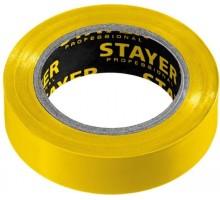 Изолента STAYER Protect-10 пвх, не поддерживает горение, 10м (0,13х15 мм), же [12291-Y_z01]