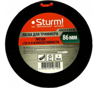 Леска триммерная Sturm GT3535-3.0-8-86 звезда 3.0мм/86м