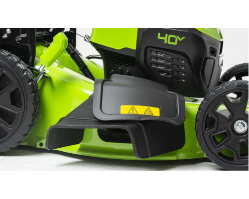 Газонокосилка аккумуляторная GREENWORKS GD40LM48SP 40V, самоходная, б/щ, АКБ 8Ач и ЗУ 2517407UH купить с доставкой и официальной гарантией