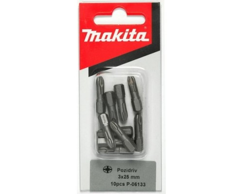 Бита для заворачивания MAKITA P-06133 PZ3, 25 мм, C-form, 10 шт.