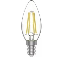 Лампа светодиодная GAUSS Свеча basic filament 4,5w 400lm 2700к е14 led [1031115]