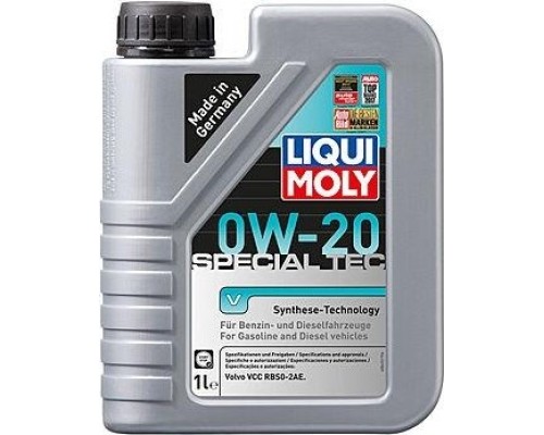 Масло моторное LIQUI-MOLY SAE 0W20 Special Tec V 1 л 20631 синтетическое [20631]