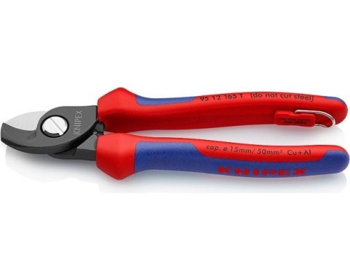 Ножницы для резки кабеля KNIPEX 9512165T 165 мм со страховочным креплением [KN-9512165T]