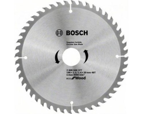 Пильный диск по дереву BOSCH 190х48х30 Eco [2608644377]