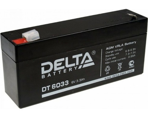 Аккумулятор DELTA DT 6033 (125мм) [DT 6033 (125мм)]