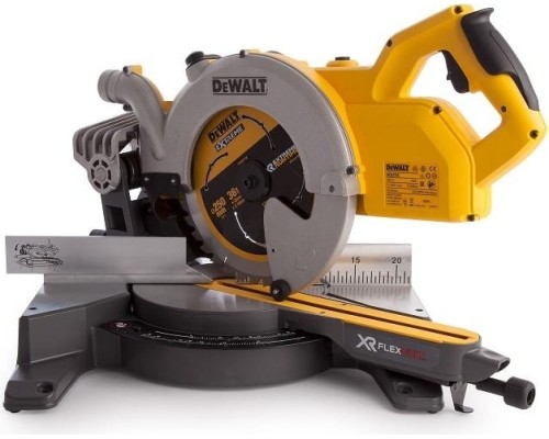 Пила торцовочная аккумуляторная DeWALT DCS 778 N FLEXVOLT, бесщеточная, без АКБ и З/У [DCS778N-XJ]