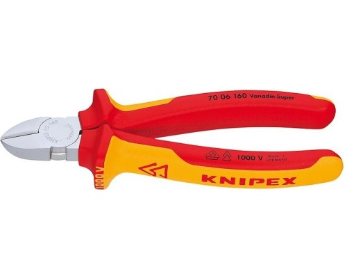 Бокорезы диэлектрические KNIPEX 7006180 1000 V, 180 мм [KN-7006180]