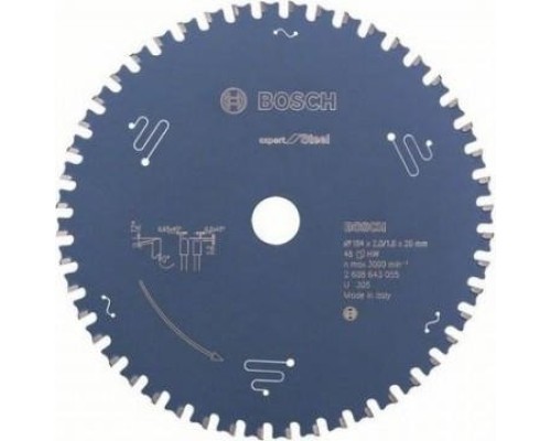 Пильный диск по стали BOSCH 184х48х20 мм Expert for Steel [2608643055]