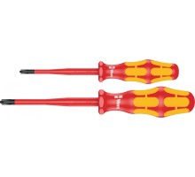 Набор отверток WERA 05006470001 165 is pz/s vde диэлектрических с зауженным стержн WE-006470