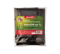 Антимоскитная сетка REXANT 71-0221 дверная 210х100см, с магнитами, черн.