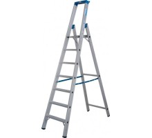 Стремянка алюминиевая KRAUSE STABILO R13 7 перфорированных ступеней 136053