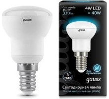 Лампа светодиодная GAUSS R39 led reflector e14 4w 4100k LD106001204