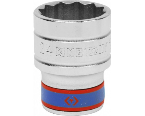 Головка двенадцатигранная 1/2" KING TONY 433024M 24 мм