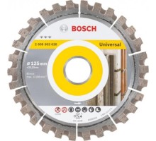 Алмазный диск для резки бетона BOSCH 125-22,23 мм Best for Universal 2608603630