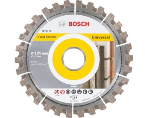 Алмазный диск для резки бетона BOSCH 125-22,23 мм Best for Universal [2608603630]
