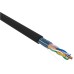 Кабель REXANT F/UTP, CAT 5e, PE 4x2x0,50мм, 24AWG внешний, черный [01-0146-R]