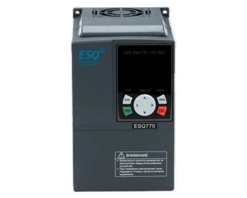 Частотный преобразователь ESQ 770-2S-0055 5.5/7.5 квт, 220в 08.04.304506 купить с доставкой и официальной гарантией Частотный преобразователь ESQ 770-2S-0055 5.5/7.5 квт, 220в 08.04.304506 купить с доставкой и официальной гарантией