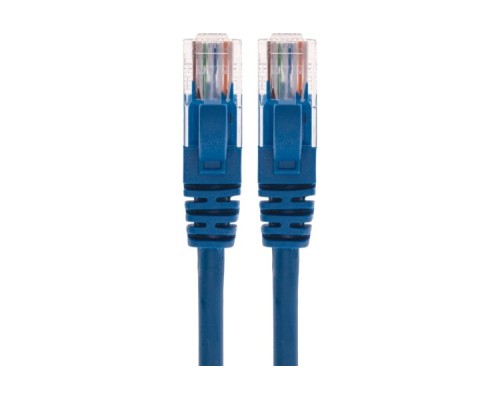 Патч-корд REXANT 02-0104-2 U/UTP, CAT 5e, RJ45-RJ45, 26AWG, LSZH, синий 2м