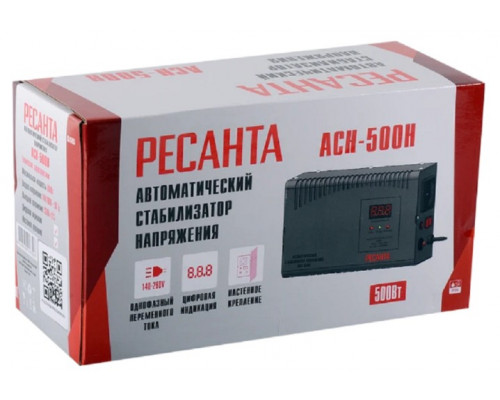 Стабилизатор напряжения однофазный Ресанта АСН-500 Н