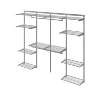 Гардеробная система ПРАКТИК HOME Max G240 графит S70299919615