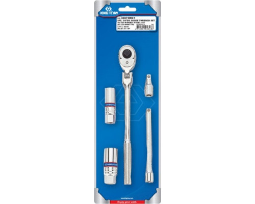 Комплект для свечей зажигания King Tony 3505MR, 3/8", 5 предметов