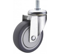 Колесная опора мебельная SCtkb 93 поворотная с тормозом, болт 10 мм D-75 мм 01230630