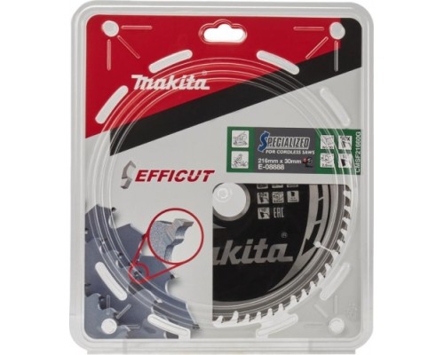 Пильный диск по дереву MAKITA E-08888 efficut, 216x30x1.5x60t Пильный диск по дереву MAKITA E-08888 efficut, 216x30x1.5x60t
