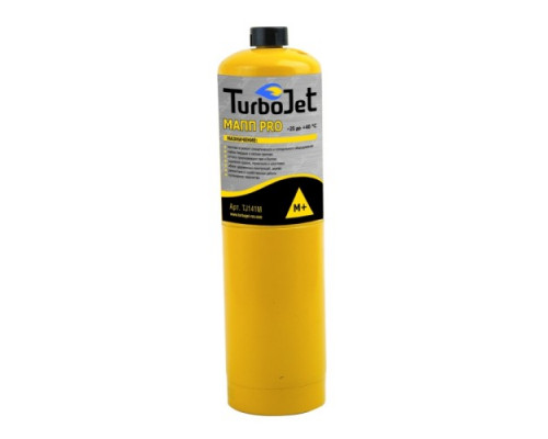Газовый баллон МАПП PRO TurboJet TJ141M для горелок, CGA600 (резьба US)