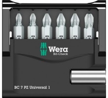 Набор насадок WERA Mini-Check PZ SB, SATZ 6TLG, WE-073536 [WE-073536]