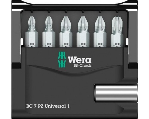 Набор насадок WERA Mini-Check PZ SB, SATZ 6TLG, WE-073536 [WE-073536]