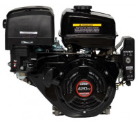 Бензиновый двигатель LONCIN G420FD (A type) D25 0.6A 15,0 л.с. (вал 25 мм, 0,6А, электростартер) 00-00004520