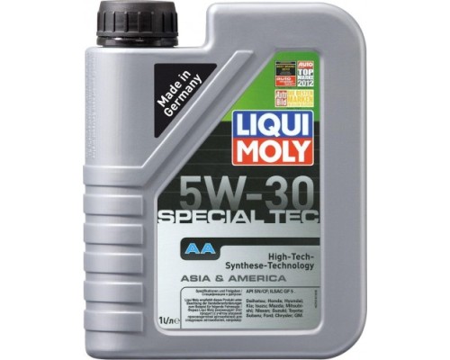 Масло моторное LIQUI-MOLY SAE 5W30 Special Tec AA 1 л 7515 синтетическое [7515]