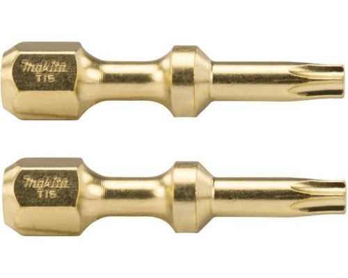 Бита для заворачивания MAKITA B-42254 Impact Gold Shorton T15, 30 мм, E-form (MZ), 2 шт.