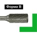 Бор-фреза по металлу D.BOR форма В цилиндр с торцовыми зубьями DC 12.0*25/70 хв. 6 мм [D-RB-DC-B-12-070-6]