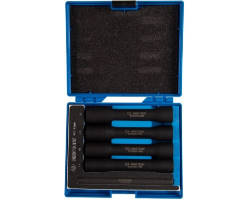 Набор головок 1/2" KING TONY 9TD165MR для поврежденных гаек и болтов, 17, 19, 21, 22 мм