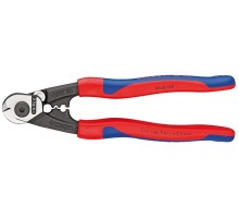 Тросорез KNIPEX KN-9562190TBK компактный, 190 мм, обжим гильз на боуденовские тр