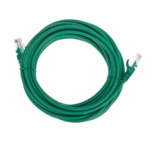 Патч-корд REXANT 02-0106-5 U/UTP, CAT 5e, RJ45-RJ45, 26AWG, LSZH, зеленый 5м