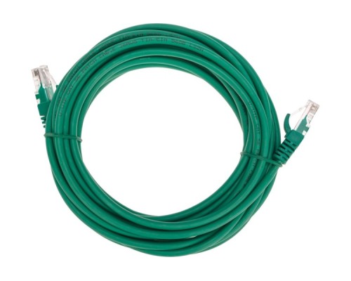 Патч-корд REXANT 02-0106-5 U/UTP, CAT 5e, RJ45-RJ45, 26AWG, LSZH, зеленый 5м Патч-корд REXANT 02-0106-5 U/UTP, CAT 5e, RJ45-RJ45, 26AWG, LSZH, зеленый 5м