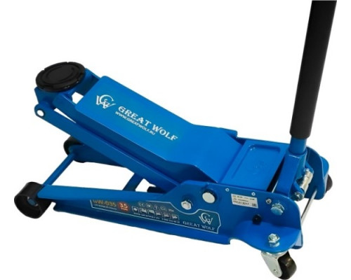 Домкрат подкатной низкопрофильный GREAT WOLF GW-035 3,5 т
