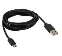 Кабель REXANT 18-1164-2 USB-A – micro USB, 1A, 1,8м, ПВХ, черный