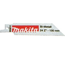 Полотна для сабельных пил MAKITA P-04896 для металла 100x1,0x24tpi, 5 шт.