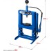 Пресс гидравлический ЗУБР ПГН-10 с гидронасосом и манометром, 10т [43072-10]