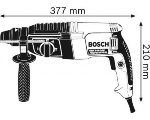 Перфоратор BOSCH GBH 2-26 DRE [0615990K00] отвертка Wiha