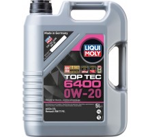 Масло моторное LIQUI MOLY SAE  0W20 Top Tec 6400 5 л 21585 синтетическое [21585]