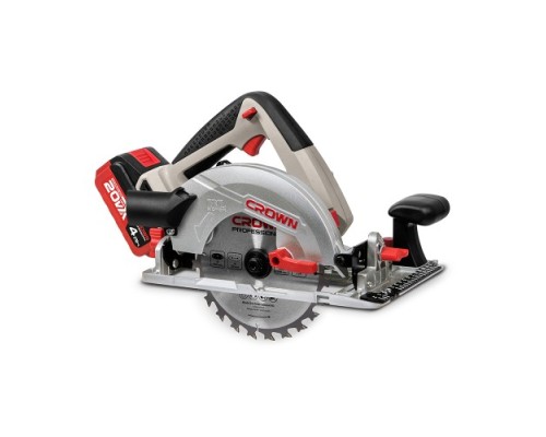 Пила циркулярная аккумуляторная Crown CT25002-165HX-4 BMC BL Пила циркулярная аккумуляторная Crown CT25002-165HX-4 BMC BL